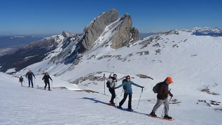 Randonnée en raquettes dans le Vercors